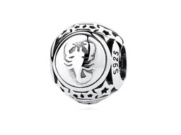 Rodowany srebrny charms do pandora znak zodiaku skorpion