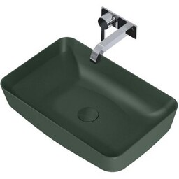 ELITA Umywalka nablatowa NOMIA 50x39 blat, ceram forest