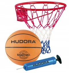 Kosz Hudora koszykówka Slam it obręcz piłka siatka