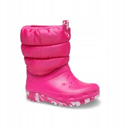 Śniegowce dziecięce Crocs Neo 207684-PINK 33-34