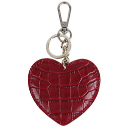 Skórzany Brelok Serce ze Skóry Naturalnej Canaletto E23s162