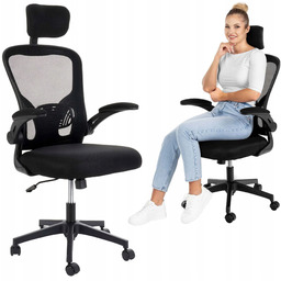 Fotel Gamingowy Biurowy Obrotowy Krzesło z Regulacją