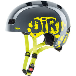 Uvex, Kask dziecięcy Uvex Kid 3 dirtbike szary,