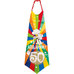Folat - Krawat na 50 urodziny Abraham Super
