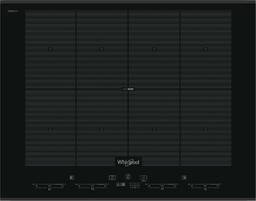 Płyta indukcyjna 65 cm czarne szkło WHIRLPOOL SMO658CBTIXL.