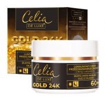 Celia Gold 24k Luksusowy krem do twarzy przeciwzmarszczkowy