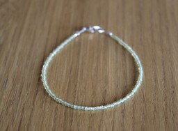 Bransoletka PERIDOT OLIWIN fasetowany 2,0mm agalag