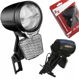 Lampa Rowerowa Przednia Na Dynamo Z Czujnikiem Zmierzchu