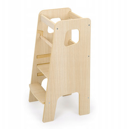 Montessori Kitchen Helper dla Dzieci Dąb Pomocnik Kuchenny