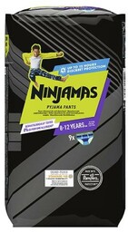 PAMPERS NINJAMAS Pieluchomajtki na noc dla chłopców 8-12