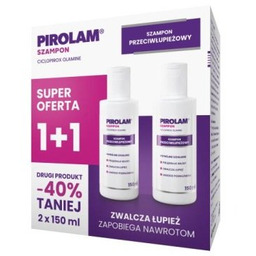 Pirolam Szampon przeciwlupiezowy 2 x 150 ml