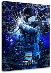 Obraz na płótnie, Niebieska postać 40x60