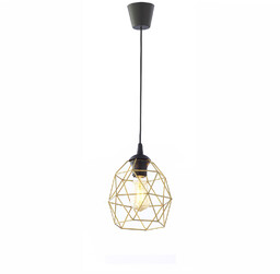 GALAXY BLACK/GOLD LAMPA WISZĄCA 1 PŁ MAŁA 3456