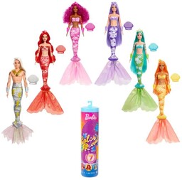 Barbie, Color Reveal, Kolorowa Syrenka, HCC46