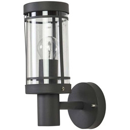 Lindby - Djori Zewnętrzna Lampa Ścienna Dark Grey