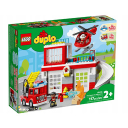 Lego Duplo Remiza strażacka i helikopter 10970 straż