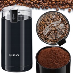 Elektryczny Młynek Do Kawy Bosch Czarny 180W Moc