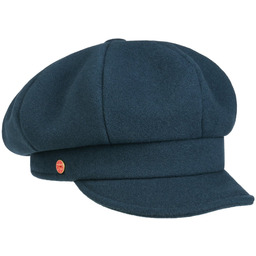 Women s Newsboy Cap by Mayser, petrolowy, M