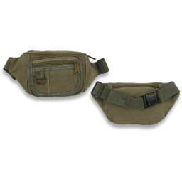 Nerka Barbaric Fanny Pack Green Canvas (34912)