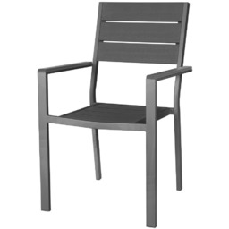 Bolero Krzesła z podłokietnikami 890 mm, do użytku