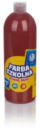 Farba szkolna plakatowa Astra 1000 ml - Brązowa