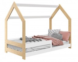 Łóżko Domek dziecięce 160x80 dla dzieci sosna D5
