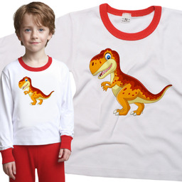 Piżama dziecięca Dino Dinozaur T Rex Tyranozaur 110/116