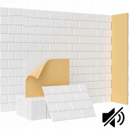 12X Samoprzylepne Panele Akustyczne Mata Pianka Akustyczna Ścienny