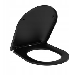 Deska Sedesowa Wc Wolnoopadająca CV-MTB-05 Czarny Mat Duroplast