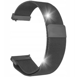 Bransoleta uniwersalna smartwatch 22mm zapięcie magnetyczne plecionka stal