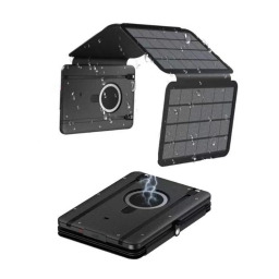PowerNeed ES10000-4 z odłączanym panelem 10000mAh 15W Czarny