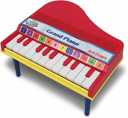 Bontempi 95397 12 klawiszy fortepian, wielokolorowe