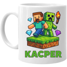 Steve - kubek na prezent dla fanów minecraft