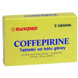 Coffepirine Tabletki od bólu głowy tabletki 450mg+50mg