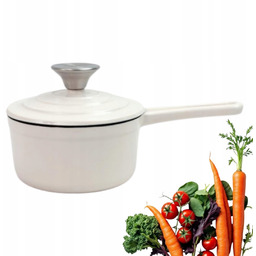 Rondel Żeliwny Nois 14 cm kremowy Tierra