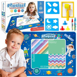 WOOPIE Mata Wodna do Malowania XXL 100x80cm Kosmos