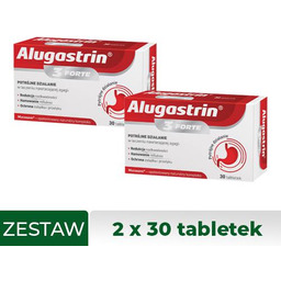 Zestaw Alugastrin 3 forte, 2x30tabl.
