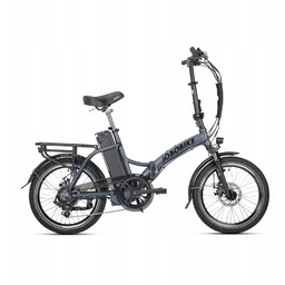Rower elektryczny Jobobike Sam Grey aluminium koło 20"