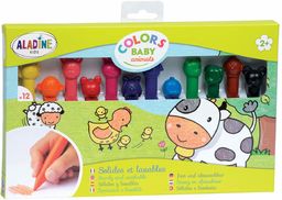 Aladine 42015  12 kredek świecowych z główkami