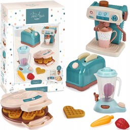 Duży Zestaw Agd Akcesoria Kuchenne Toster Ekspres Blender