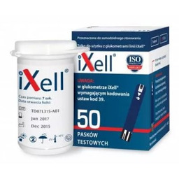 IXell, Paski testowe do glukometru, 50 Sztuk