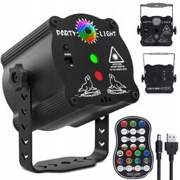 Projektor Dyskotekowy Led Rgb Lampka Disco Laser