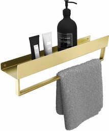 Rea Półka łazienkowa wannowa SF01 45cm złota szczotkowana