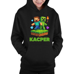 Steve - dziecięca bluza na prezent-dla fanów minecraft