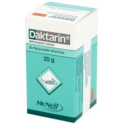Daktarin 20 mg/g Puder leczniczy, 20 g