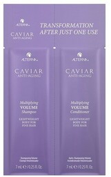 Alterna Caviar Volume, zestaw zwiększający objętość, szampon +