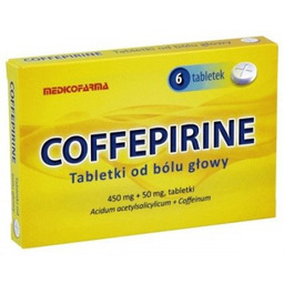 Coffepirine Tabletki od bólu głowy 450 mg +