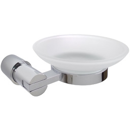 Uchwyt do mydelniczki szklany + chrom LINORA