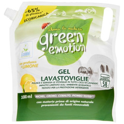 Żel do zmywarki, hipoalergiczny, CYTRYNA, Ecolabel, Green Emotion,