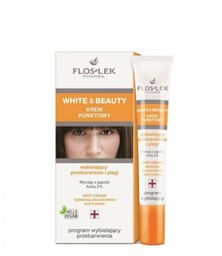 Floslek WHITE & BEAUTY Krem punktowy wybielający przebarwienia